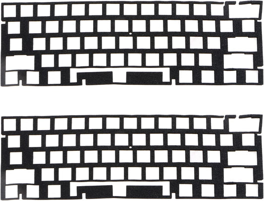 Switch Sound Dampeners Sheet Soft Landing Pads Foam Sponge Machenical Keyboard Pads (61 Layout 2Pieces) Pads