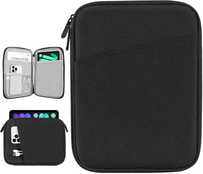 Dadanism 9-11" Tablet Sleeve Bag Carrying Case for iPad (A16) 11th Gen 11", iPad 10th Gen 10.9" Air 5/4, iPad Air M4/Pro 11", iPad 9/8/7th, Galaxy Tab A11+ Plus 11", Remarkable 2 10.3", Black