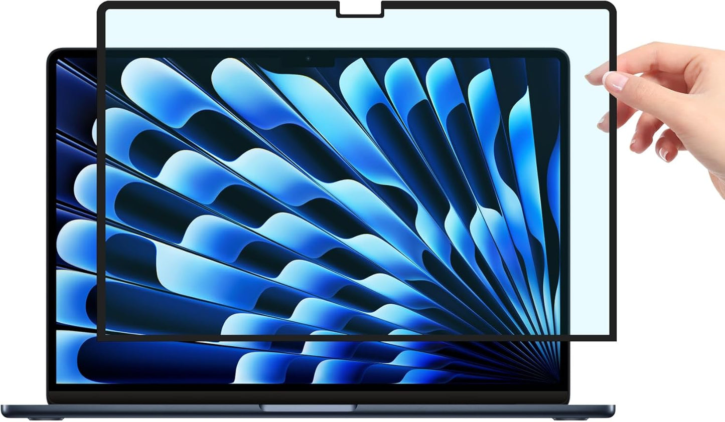 [2 Pack] 27 Inch Computer Privacy Screen , 16:9 Aspect Ratio Monitor Privacy Filter with Anti-Glare, Anti-Blue Light & Anti-Spy Protection, Removable Anti-Scratch Screen Protector for 27-Inch Widescreen Monitors