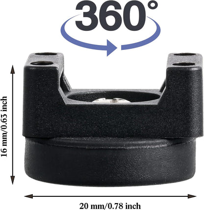 Yookeer 60 Pieces Magnetic Zip Tie Mount Multipurpose Cable Holder Magnets Magnetic Wire Management Bases with Heavy Duty Zip, Mount Nylon Cable Ties in Total (43 mm)