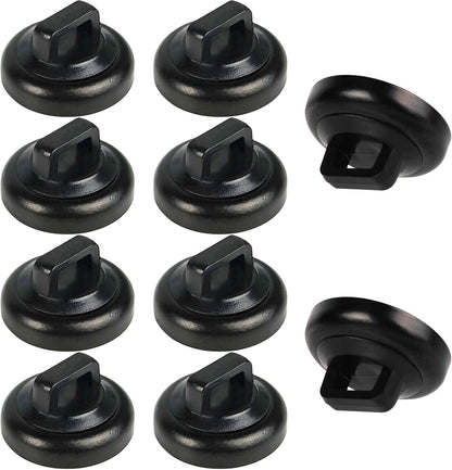 Magnetic Cable Zip Tie Mounts Clips Multipurpose Zip Ties Mount Base Holder Black Wire Cable Holder Mount Wire Clips Management for Home Office Marine Electrical Wiring (Black, 20 Piece)