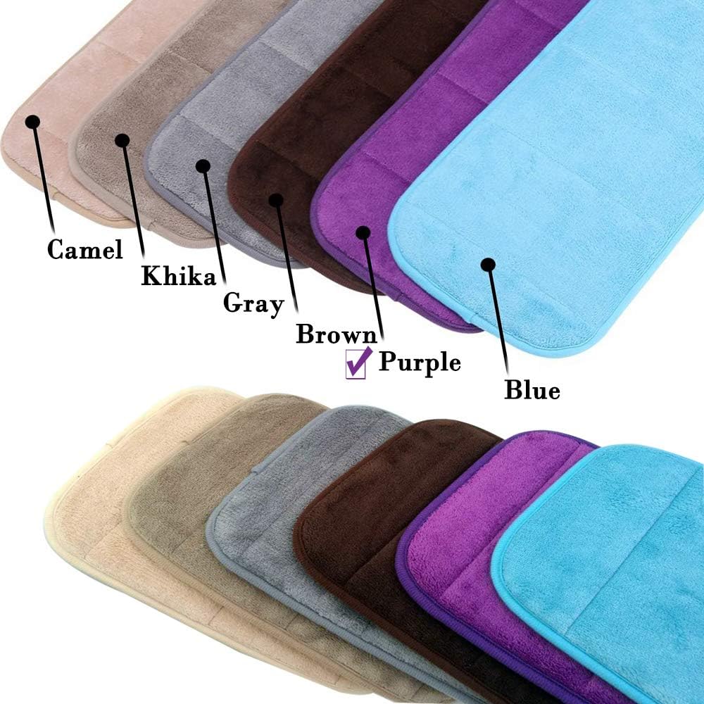 AUHOKY 2 Sets Ergonomic Computer Wrist Pad - Long & Short Size Combination Keyboard Rest Elbow Support Mat for Office, Desktop, Working, Gaming - Memory Foam Relieve Elbow Pain (Brown)