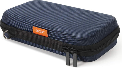 Portable Protection Hard EVA Case for External Battery, Cell Phone, GPS, Hard Drive, USB/Charging Cable, Small Carrying Bag Mesh Inner Pocket, Zipper Enclosure, Universal Travel Pouch Bag
