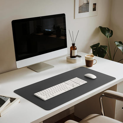 Jotsome Leather Desk Pad Mat, Non-Slip Desk Blotter Pad - Desk Protector for Office, Home, Lap Desk, Laptop, and Desktop