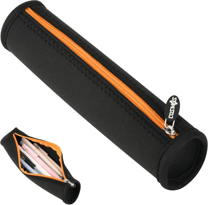 Cosmos Black Color EVA Hard Shell Stylus Pen Pencil Case Holder Compatible with Apple Pencil, Wacom Stylus Executive Fountain Pen, Ballpoint Pen, Stylus Touch Pen