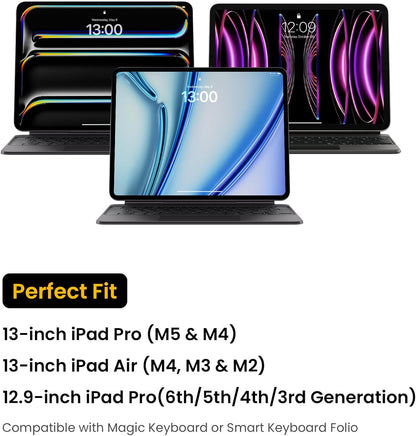 tomtoc 360° Protective Tablet Sleeve for 2026 iPad Air 11-inch (M4/M3/M2), iPad Pro 11-inch (M5/M4/4th/3rd/2nd/1st Gen) with Magic Keyboard/Smart Keyboard Folio, 11" iPad Water-Resistant Tablet Case