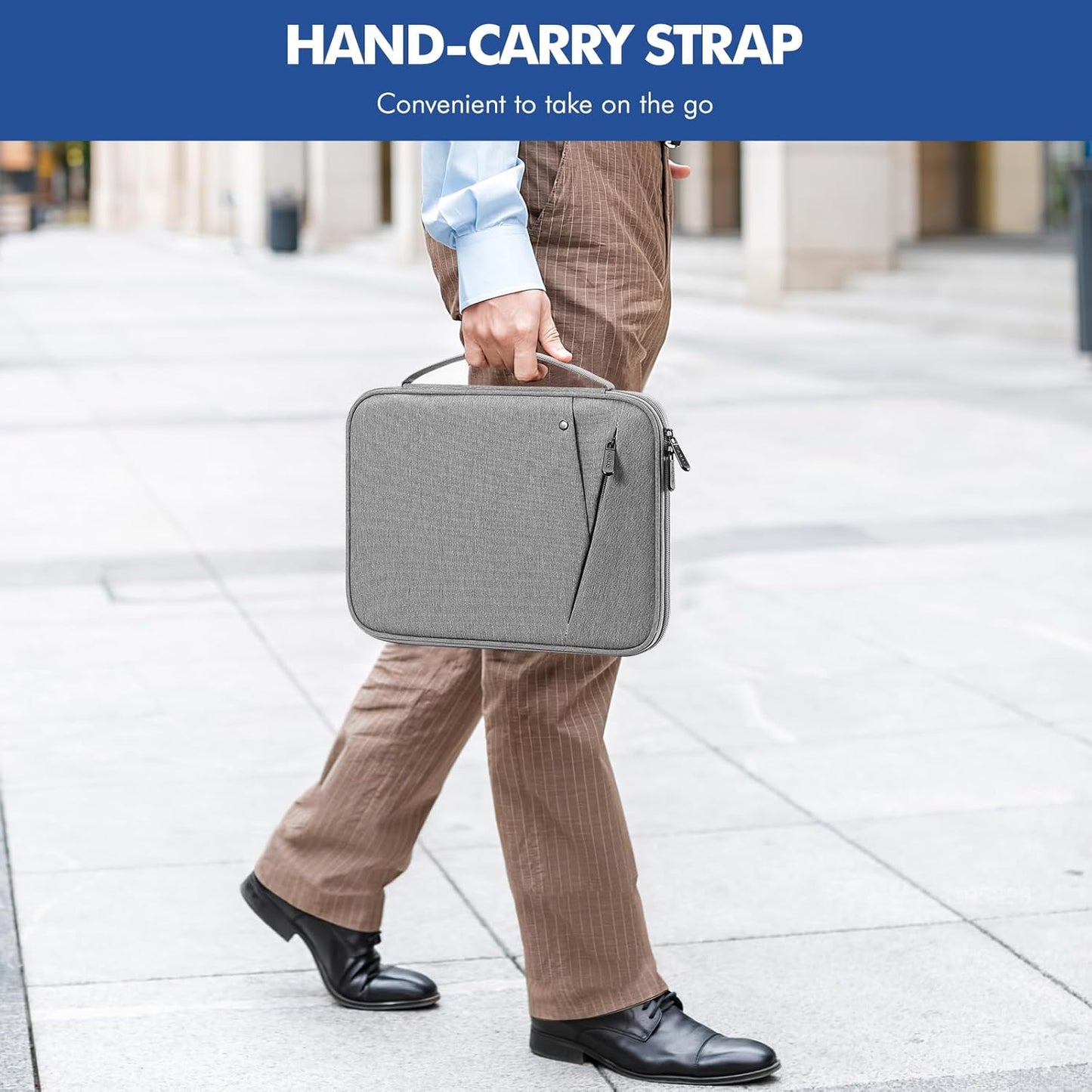 MoKo 9-11 Inch Tablet Sleeve Carrying Case with Handle, Padded Protective Travel Bag for New 11-inch iPad Air 4 2026/Pro M5/ A16, iPad 10th/Air 5/4th 10.9, i-Pad 9/8th 10.2,Tab S9/S8 11, Black