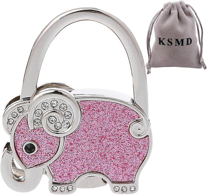 KSMD Variety Design Purse Hooks for Table and Bars,Portable Purse Hanger Organizers Hooks Handbag Pocketbook Holder Bag Storage for Desk,Foldable Folding Purse Table Hook Hanger