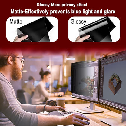 [2-Pack] 24 Inch Computer Privacy Screen Filter (16:9 Aspect Ratio) - Removable, Anti Glare & Blue Light Blocking, Compatible with HP Dell ASUS Acer Samsung Monitors