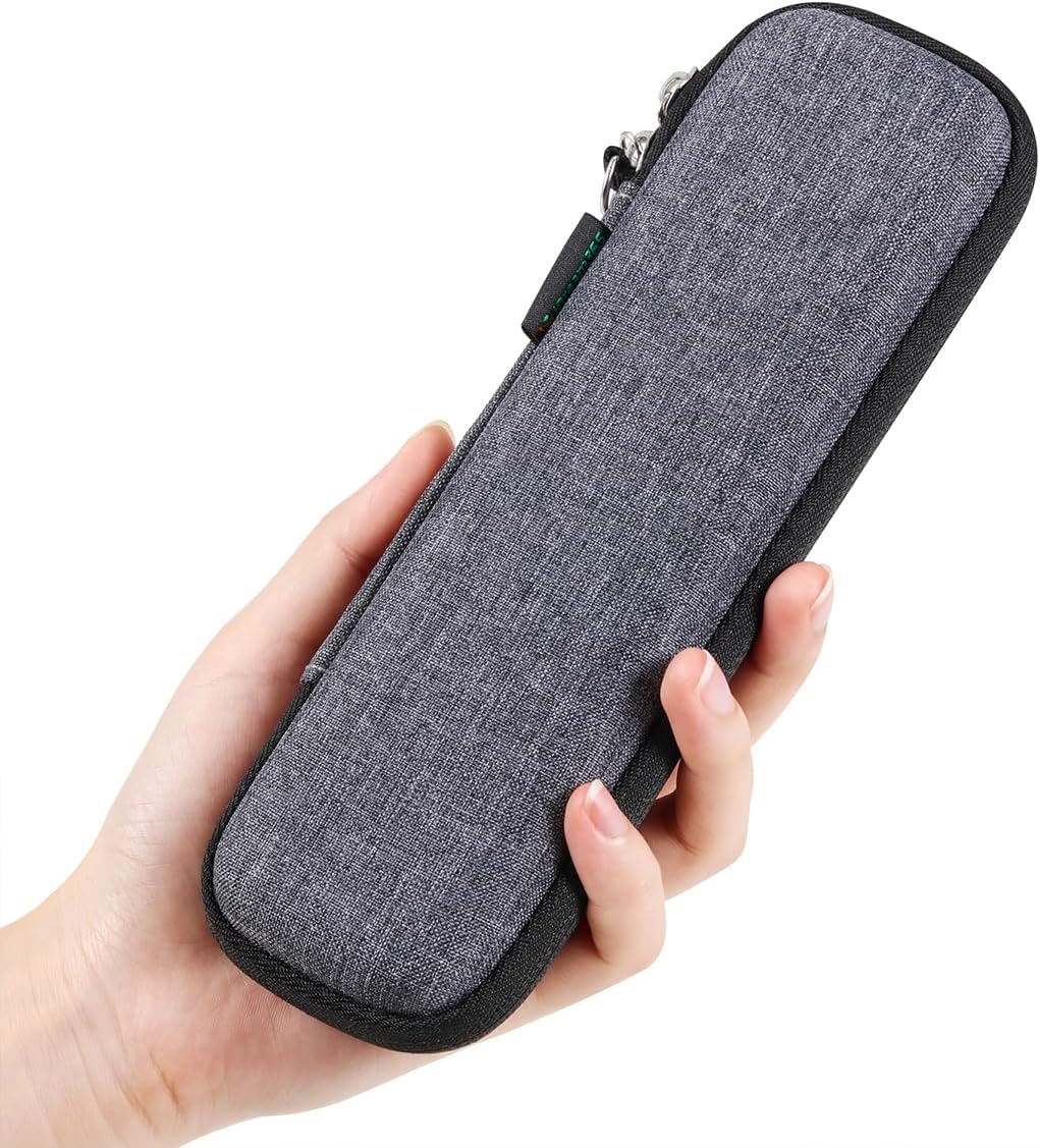Small Pencil Case Holder for Pencils,Hard Pen Case for Executive Fountain Pens,Ballpoint Pens-Black