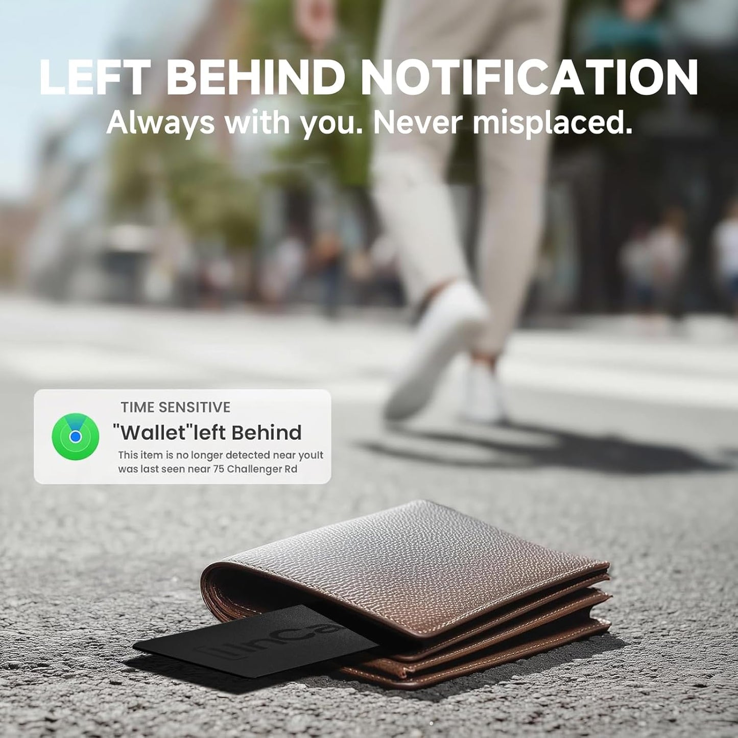 [2025 New, Designed in California] Wallet Tracker, Up to 5-Year Battery Life, Certifed by Apple Find My & Google's Find Hub (Find My Device), Item Locator, Card Holder Tracker, Bags, Android Tracker