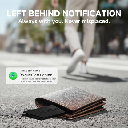 [2025 New, Designed in California] Wallet Tracker, Up to 5-Year Battery Life, Certifed by Apple Find My & Google's Find Hub (Find My Device), Item Locator, Card Holder Tracker, Bags, Android Tracker