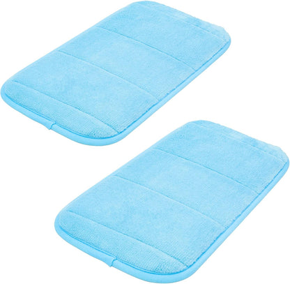 2Pcs Upgrade Computer Wrist Elbow Pad, Portable Memory Foam Arm Wrist Rest Pillow, Soft Wrist Support Mat for Keyboard Desktop Office Gaming - Alleviate Elbow Pain (Moderate Size, 7.8 x 15.7 inch)