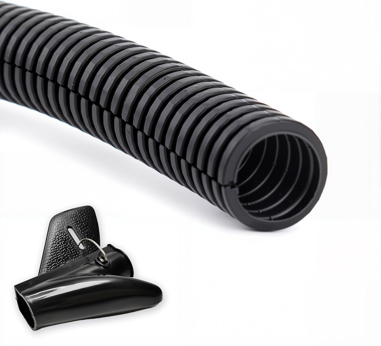 ZhiYo 100 FT 1/4” Wire Loom Split Tubing Auto Wire Conduit Flexible Cover