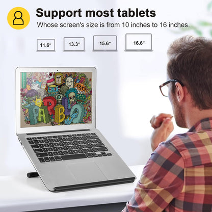 Parblo PR 100 Universal Tablet Stand with PR01 Drawing Glove,Adjustable from 10 to 16 inch for Drawing Tablets, Monitors