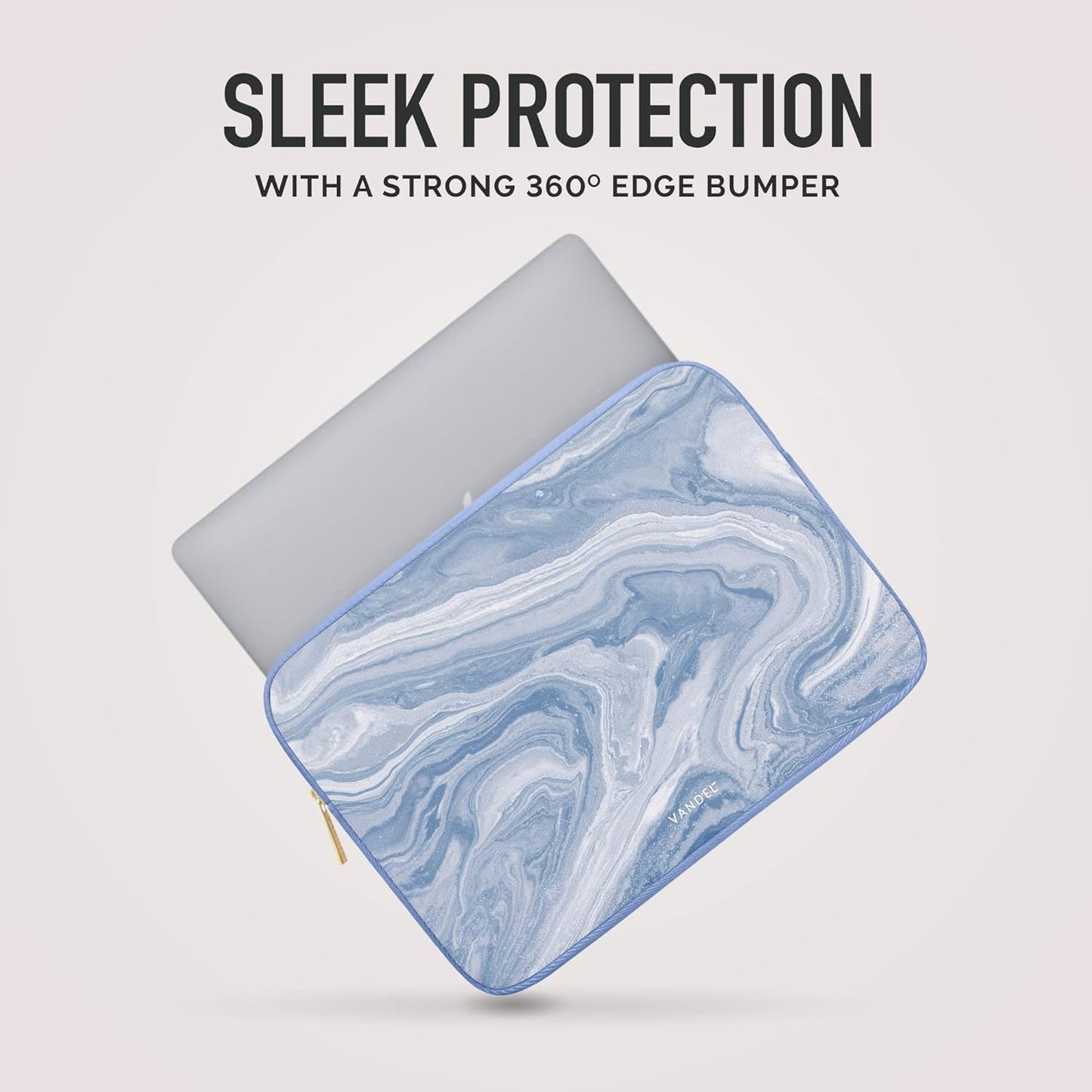 Vandel Slim MacBook Pro 16 Inch Laptop Sleeve, 15.6-16 inch Laptop Case, Protective MacBook Case Sleeve, Dell XPS 16 Cover 15.6 in, HP 15-fc, Lenovo IdeaPad 15, Mac Book Pouch, Computer Carrying Bag