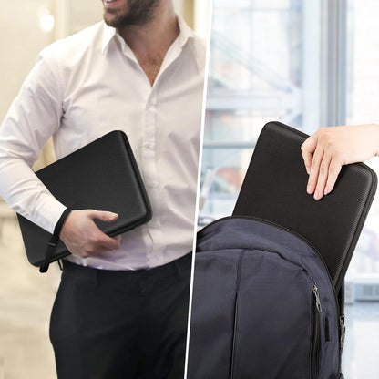 FINPAC Hard Laptop Sleeve Case for MacBook Neo A18 Pro,13 inch MacBook Air 2026 M5/M4/M3/M2/M1,14 inch MacBook Pro 2026 M5/M4/M3/M2 Pro/Max,Waterproof Case for Dell,Surface Laptop,HP,Acer,Black | Hard