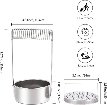 MyLifeUNIT Portable Artist Brush Washer, Paint Brush Cleaner with Wash Tank & Removable Screen