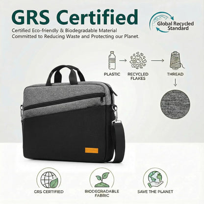 bagasin 15 15.6 16 inch Laptop Computer PC Shoulder Bag Carrying Case, Water-Repellent Fabric Briefcase, Lightweight Toploader, Business Casual or School