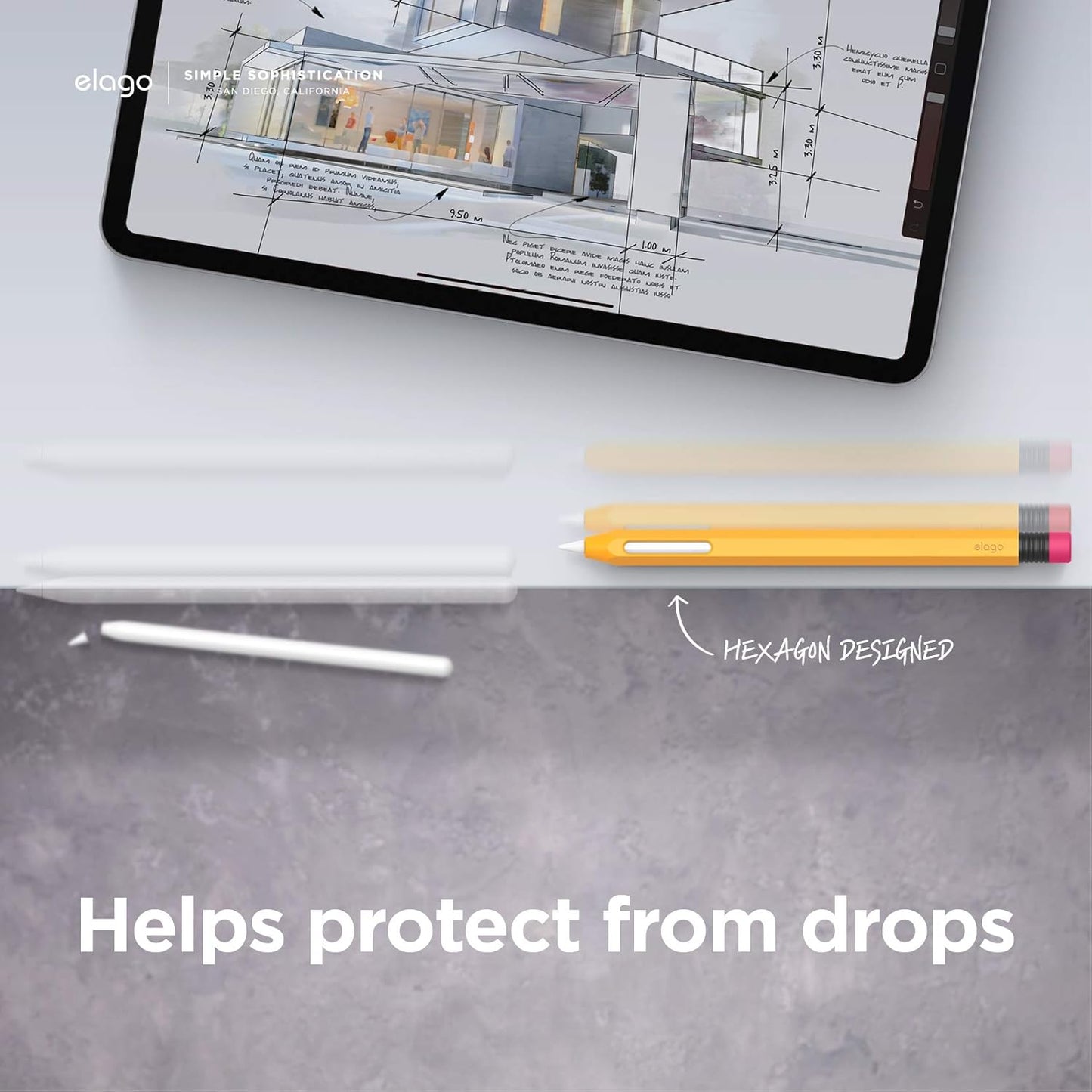 elago Compatible with Apple Pencil Pro Case & Apple Pencil 2nd Generation Case, Compatible with Magnetic Charging, Double Tap, Squeeze, Haptic (Must Read Installation Instructions) [Lovely Pink]