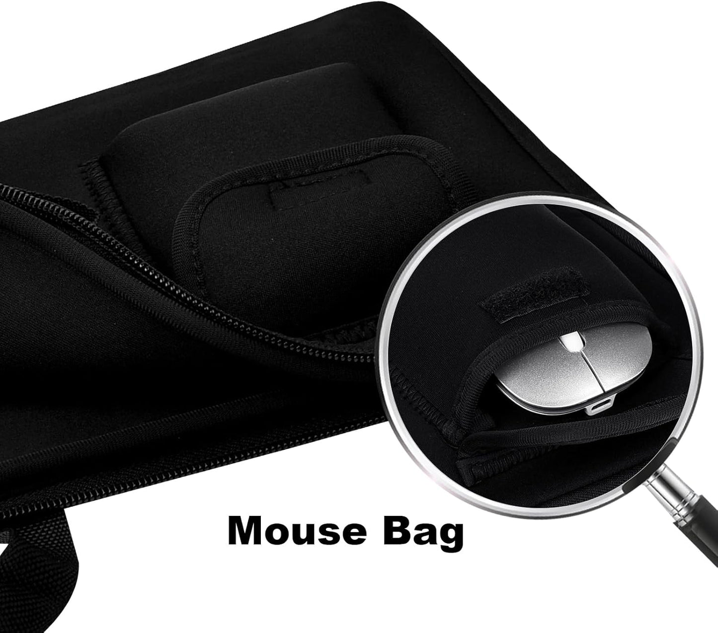 Keyboard Travel Bag Portable Keyboards Sleeve Shockproof Waterproof Keyboard Neoprene Case for Logitech Ergo K860 /Arteck Split Ergonomic Performance Wireless Mouse Combo