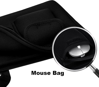 Keyboard Travel Bag Portable Keyboards Sleeve Shockproof Waterproof Keyboard Neoprene Case for Logitech Ergo K860 /Arteck Split Ergonomic Performance Wireless Mouse Combo