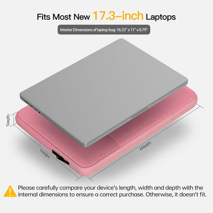 17 inch 360° Protective Laptop Case Sleeve for 2025 HP 17.3 Touchscreen Laptop,Envy 17,Pavilion 17,ASUS Vivobook 17, Shockproof Water-Resistant Computer Bag w/Accessory Pocket