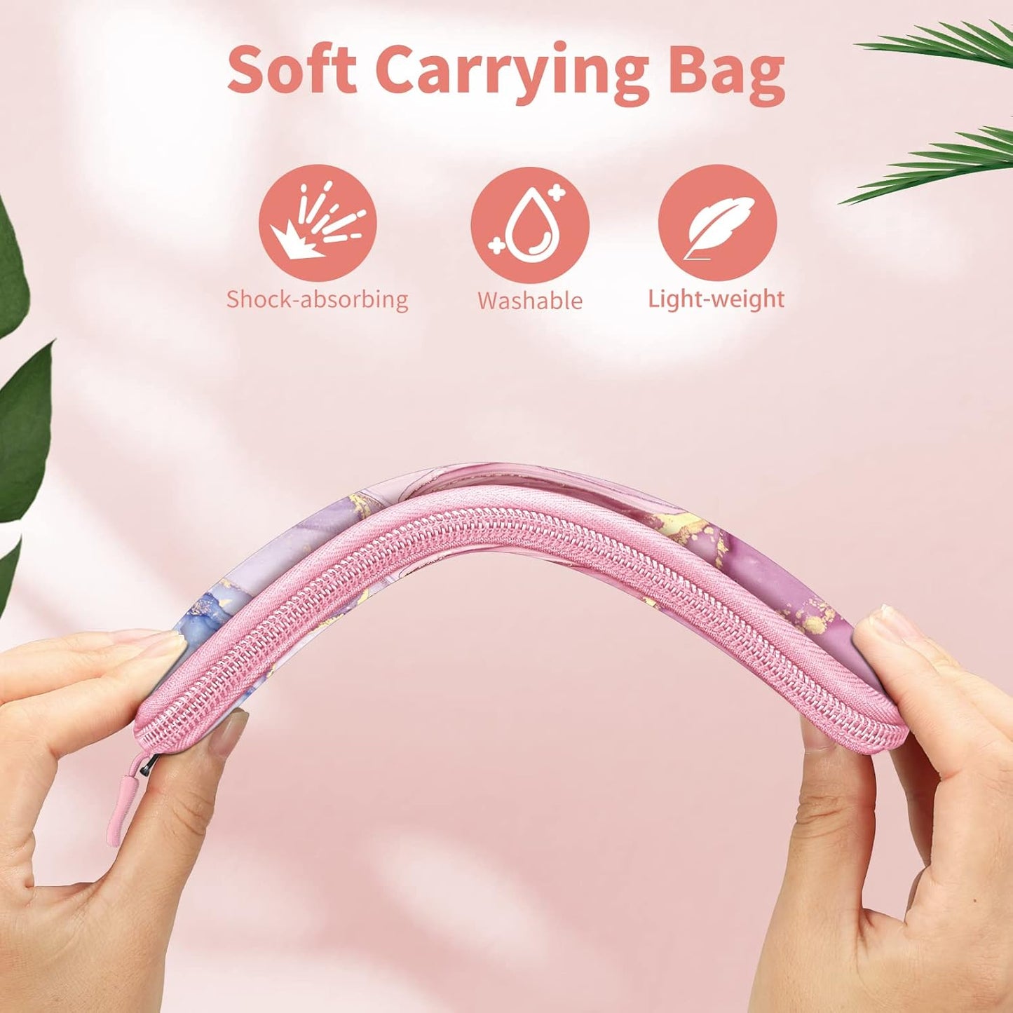 Fintie Pen Holder Case for Apple Pencil Pro, Apple Pencil (USB-C / 1st / 2nd Generation), Soft Neoprene Zipper Carrying Bag Sleeve Pouch for Samsung Stylus, Surface Pen