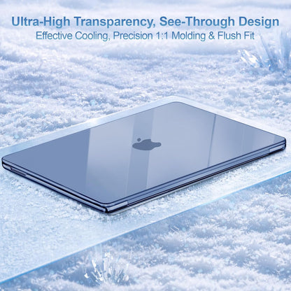 MOSISO Compatible with MacBook Neo Case 13 inch 2026 Release Model A3404 with A18 Pro Chip, 4 in 1 Kit Precision Fit Crack & Scratch Resistant Protective Hard Shell Case Cover, Crystal Clear