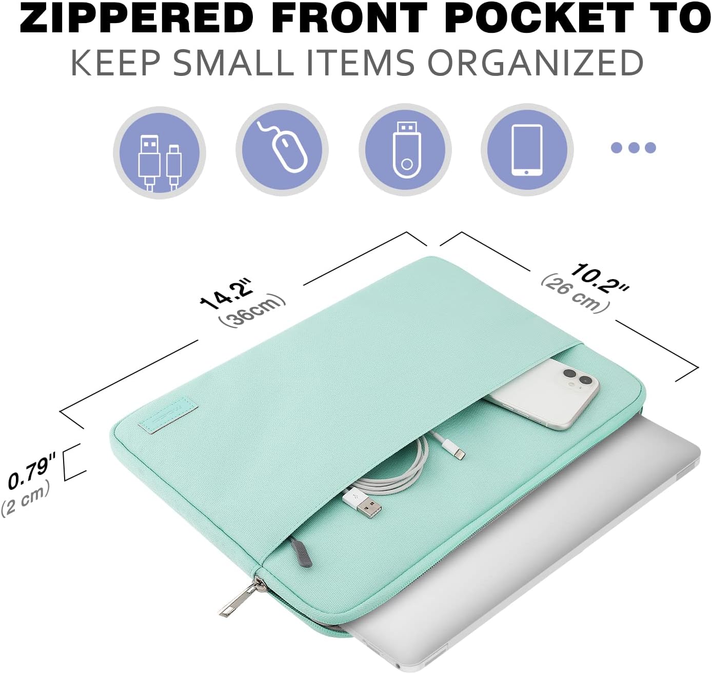 MoKo 9-11 Inch Tablet Sleeve Bag Carrying Case Fits iPad Pro 11 M5/Air M3, iPad A16 2025, i-Pad 10th 10.9, i-Pad 9/8/7th Gen 10.2, iPadAir 5/4th 10.9, Tab S8 11"/Tab A 10.1,Cloudy Pink