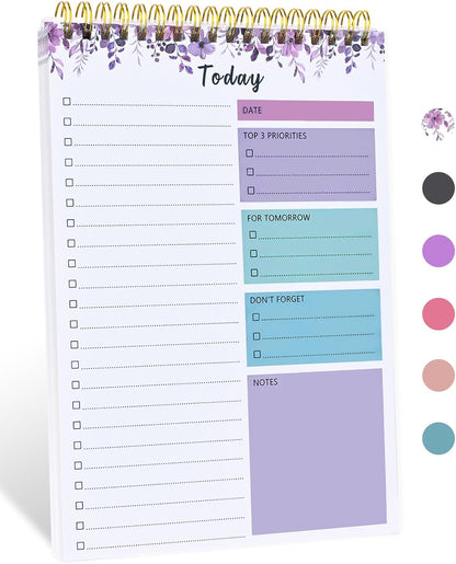 To Do List Notepad - To Do List Notebook for Work with 52 Sheets, Undated Daily Planner Perfect for Enhanced Productivity and Goal Achievement - Green