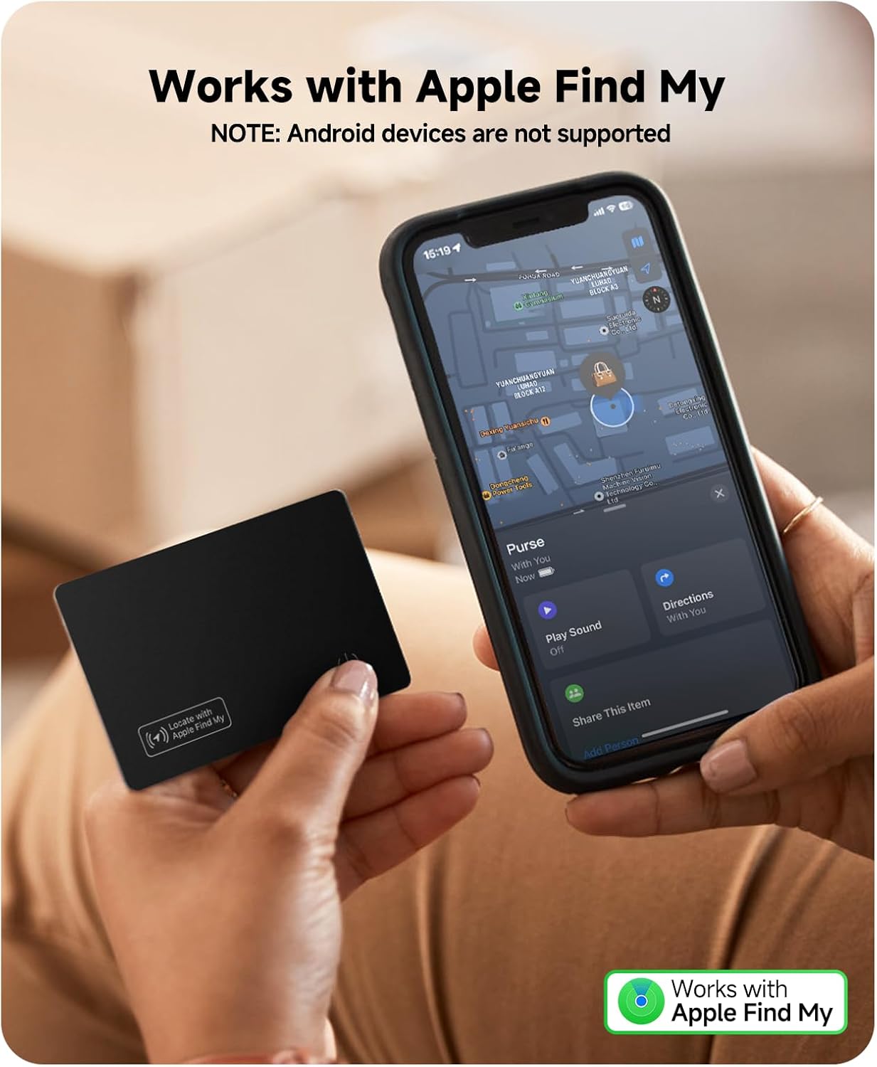 4-Pack 2026 MFi Certified Air Card Tag Tracker Wallet Tracker Card| Ultra Slim 0.07in, IP68 Waterproof | Works with Apple Find My (iOS) | for Wallets, Keys, Luggage,Bags,eirix Manufacturer