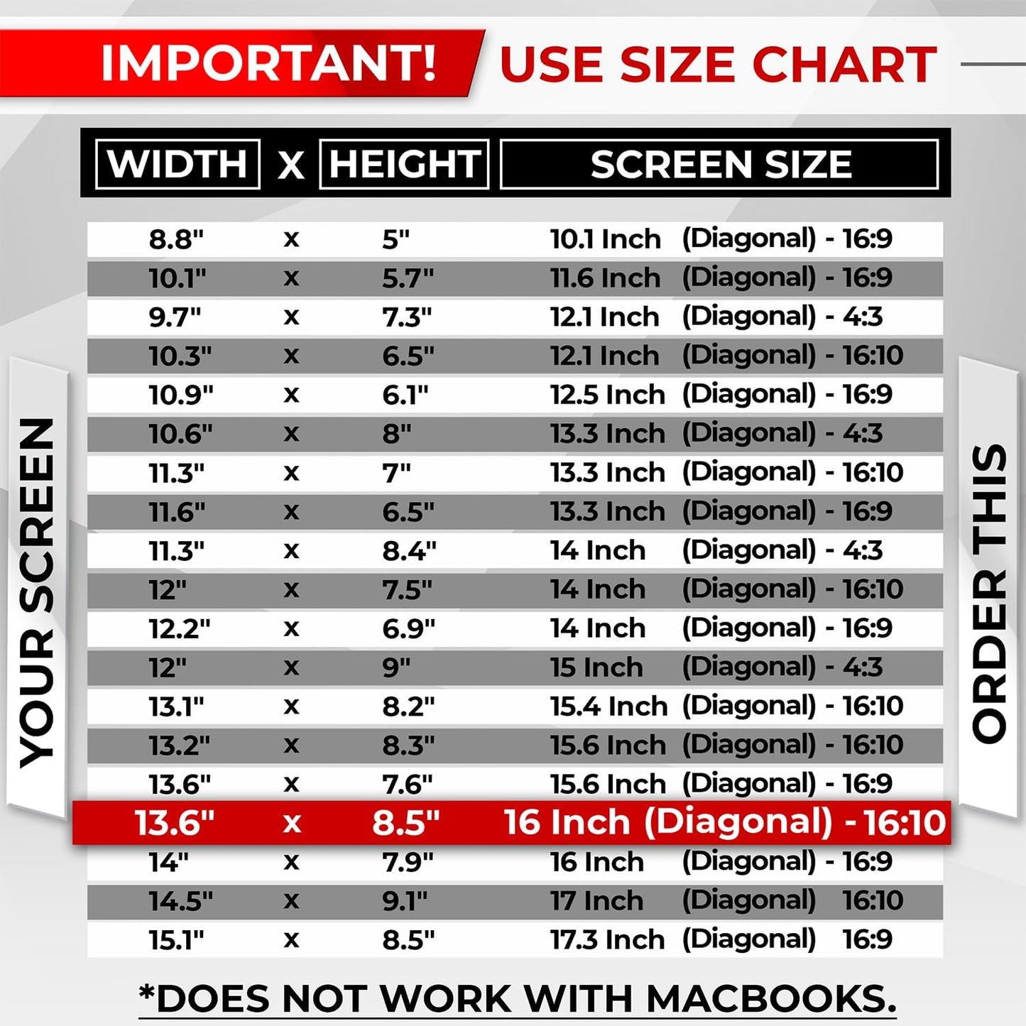 SightPro Magnetic Laptop Privacy Screen 14 Inch 16:9 - Patented Removable Laptop Privacy Filter Shield and Protector
