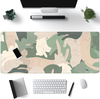 World Map Desk Mat Historical World Map Desk Pad Extra Large Computer Mouse Pad XL Black Topographic Mousepad Keyboard Pad for Desk Gaming Computer Laptop Office Non-Slip Desk Pad 31.5x11.8 in