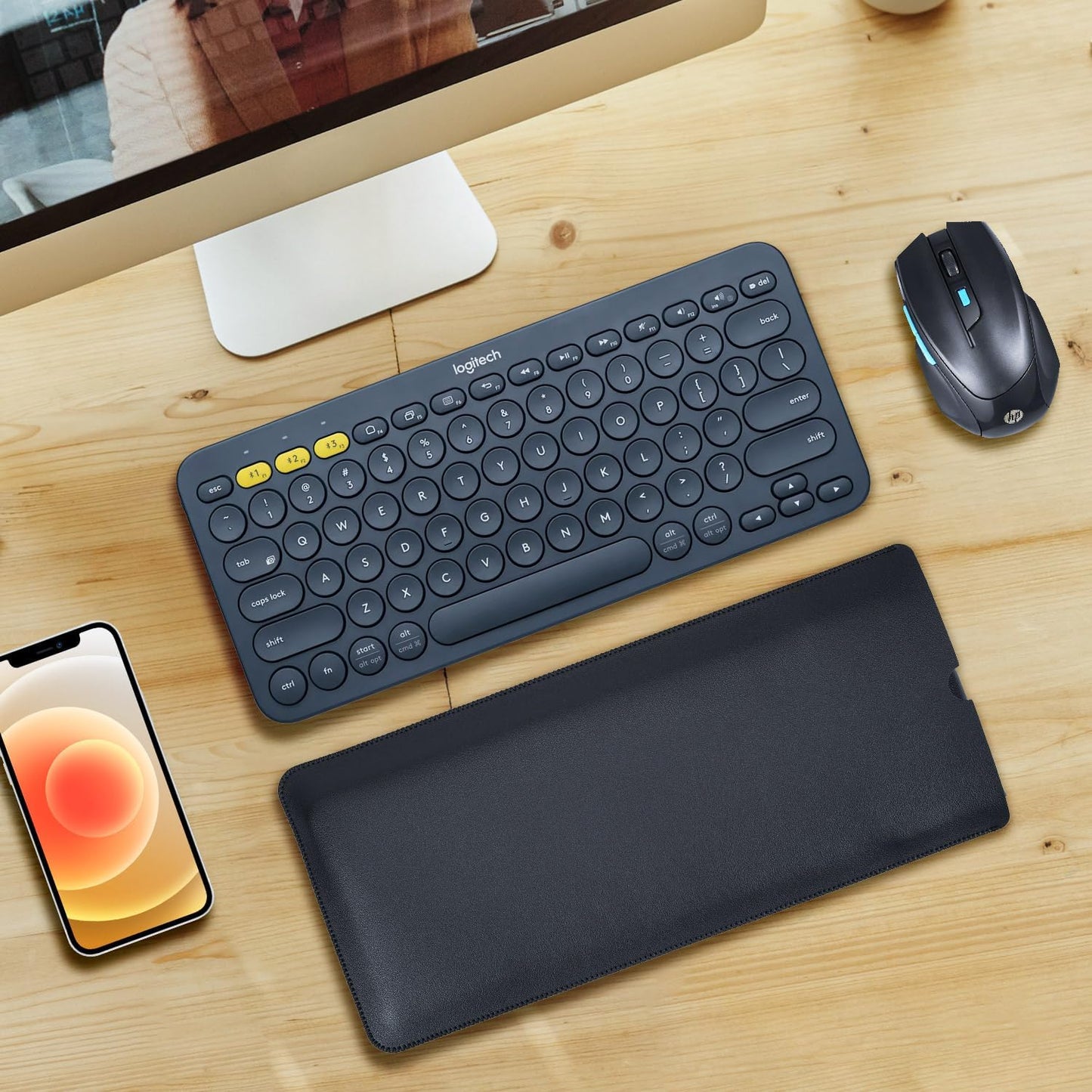 Protective Keyboard Sleeve Case for Logitech MX Keys Mini Minimalist & MX Mechanical Mini Wireless Illuminated Keyboard, Logitech MX Mini PU Sleeve Bag Case, Black