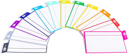 PATboard Scrum Board and Kanban Board - 16 Task Cards Medium - with nanocups® for Glass - Blue