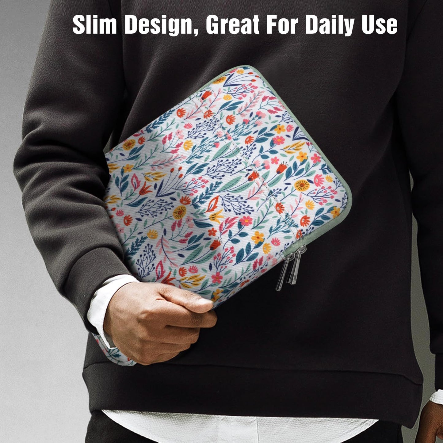 TiMOVO 9-11" Tablet Sleeve Bag for iPad 11-inch A16 2025, iPad 10.9"/10.2"| Air 11 Inch/5th/4th Gen. 10.9", Galaxy Tab A9+/A11Plus 11", Protective Bag Fit Smart Keyboard, Dusty Blue