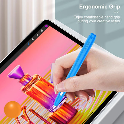 MoKo Holder Case Compatible with Apple Pencil 2nd Generation, Retractable Protective Apple Pencil Cover with Sturdy Clip, Hard PC Apple Pencil Case, Support Double-Tap, Dark Purple