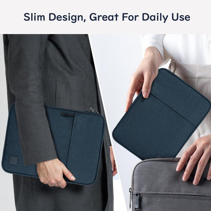 Dadanism 9-11 Inch Tablet Sleeve Padded Carrying Case for iPad (A16) 11th Gen 11", iPad 10th Gen 10.9", iPad Air M4/Pro M5 11", iPad Air 5/4, iPad 9/8/7th Gen, Galaxy Tab A11+ Plus 11", Blue