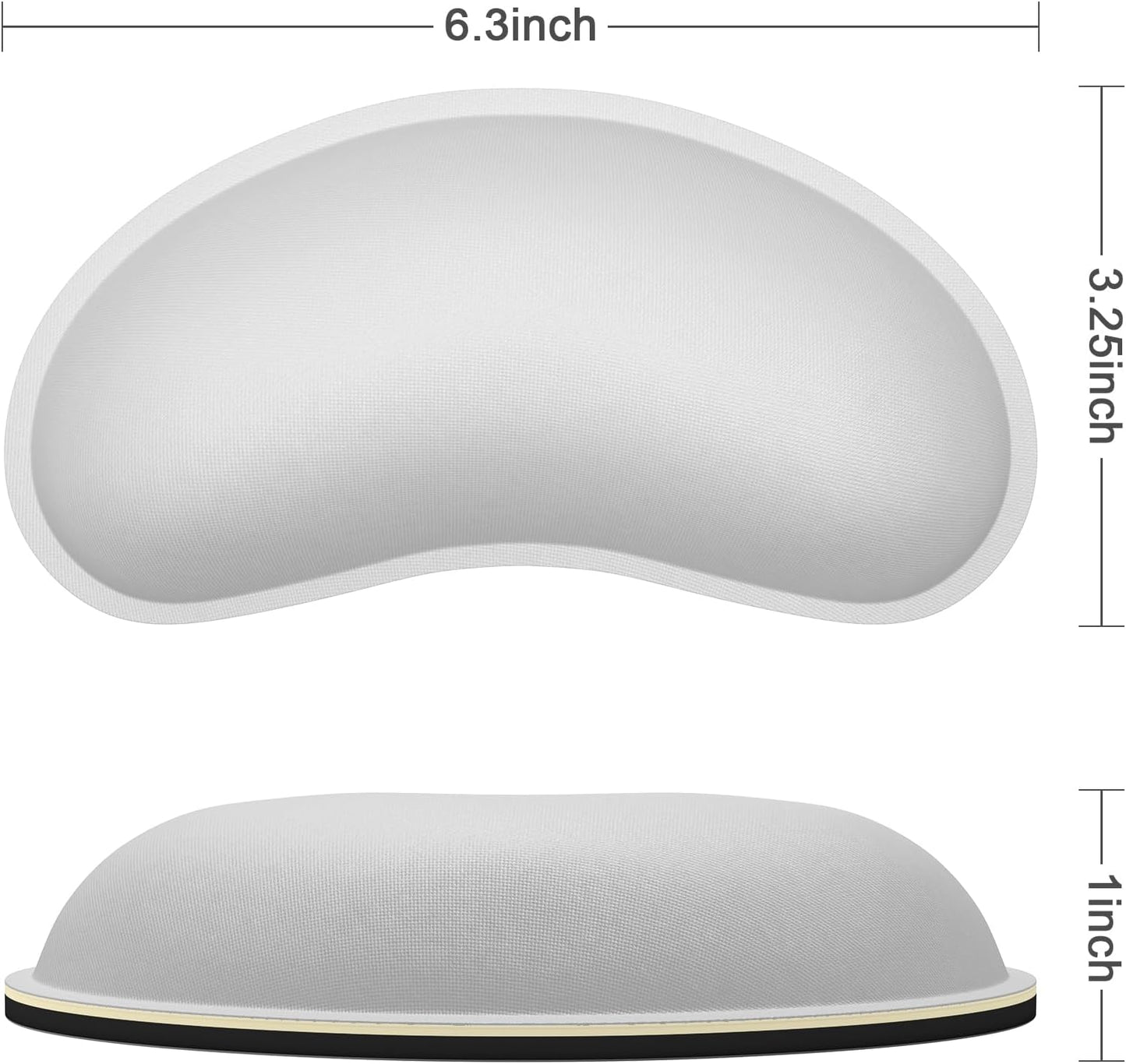 Dapesuom Enlarge Keyboard Wrist Rest, Memory Foam Keyboard Wrist Cushion for Computer Desk Mats Support, Pain Relief Ergonomic Mouse Pad Rests with Non-Slip Base for Gaming, Laptop, Radiant Orchid