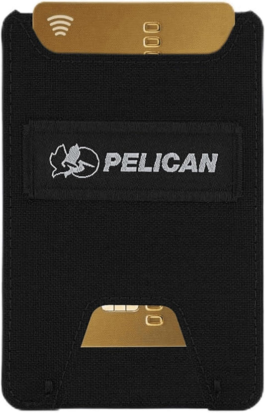 Pelican Aegis AirTag Wallet/Card Holder [RFID Blocking] Slim Wallet with Airtag Holder - Holds 7 Debit/Credit Cards & Cash w/Quick access Front Pocket - Durable 500D Cordura - Black