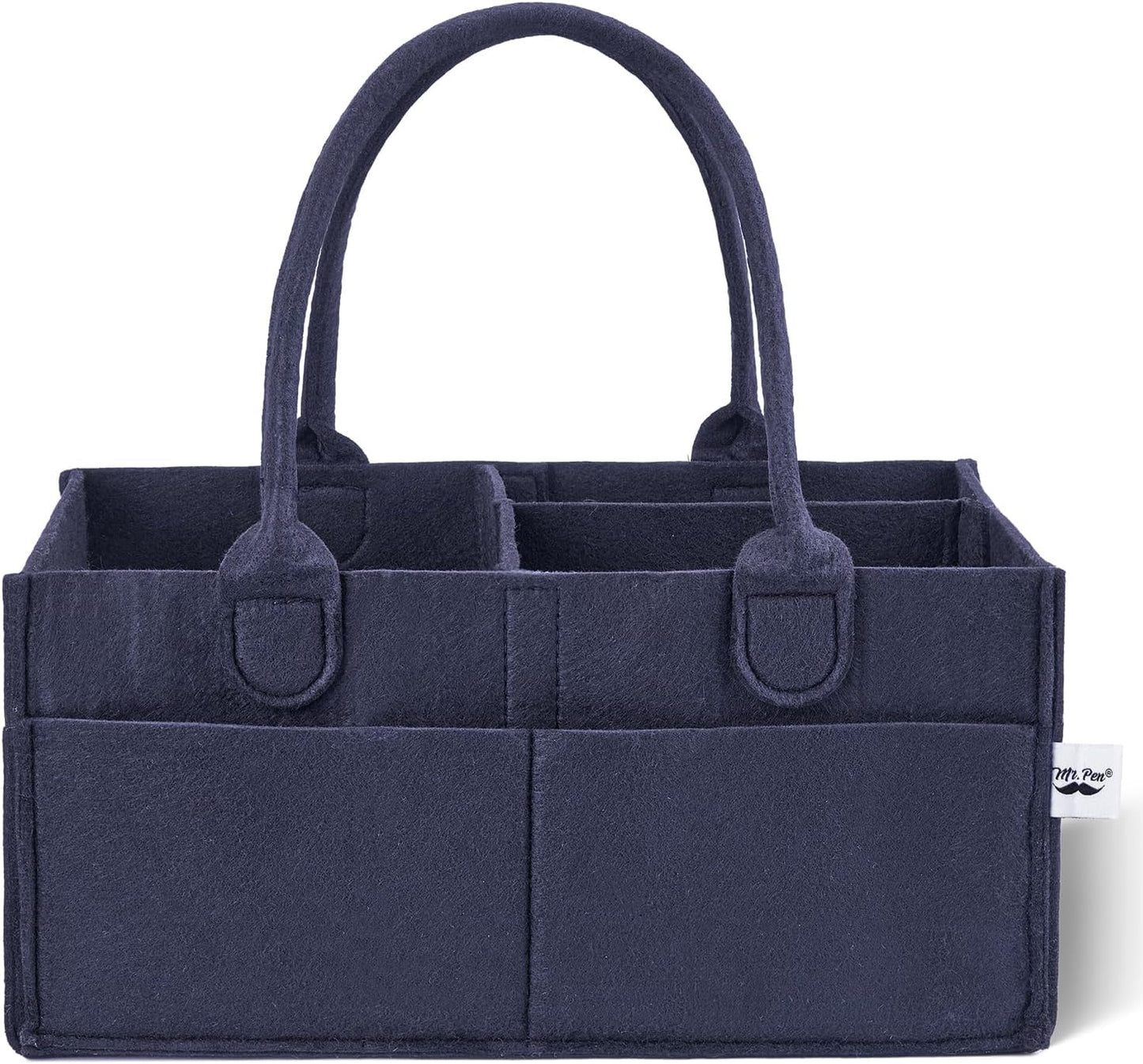 Mr. Pen- Baby Diaper Caddy Organizer, Gray, Medium, Nursery Storage Bin and Car Organizer for Diapers and Baby Wipes