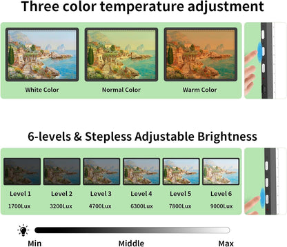 Phylosal Rechargeable A3 LED Light Pad for Diamond Painting, Ultra-Thin Magnetic Tracing Light Box for Drawing, Diamond Art Light Board with Side Button, Super Bright Light Table for Sketching (White)