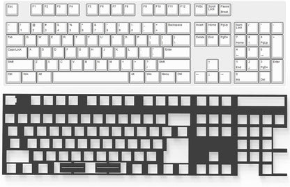 Poron Keyboard PCB Foam 84 Layout, Poron Switch Pads 120Pcs and Keyboard Sound Dampeners