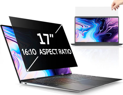 Peslv 15.6 Inch Laptop Privacy Screen Compatible With Lenovo Hp Dell Acer Asus Thinkpad Envy Xps, 16:9 Aspect Removable Anti Glare Blue Light Filter Protector, 15 In Computer Monitor Security Shield