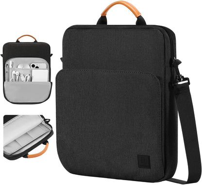 Dadanism 9-11 Inch Tablet Sleeve Bag Carrying Case with Shoulder Strap for iPad (A16) 11", iPad 10th Gen 10.9", iPad Air M4/Pro M5 11", iPad 9/8/7th 10.2", Galaxy Tab A11+ Plus 11", Cloudy Pink