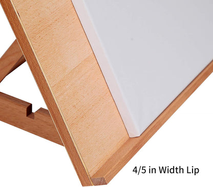 Falling in Art 5-Position Wood Drafting Table Easel Drawing and Sketching Board, 16 1/2 Inches by 12 1/8 Inches