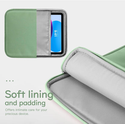 Dadanism 9-11" Tablet Sleeve Bag Carrying Case for iPad (A16) 11th Gen 11", iPad 10th Gen 10.9" Air 5/4, iPad Air M4/Pro 11", iPad 9/8/7th, Galaxy Tab A11+ Plus 11", Remarkable 2 10.3", Black