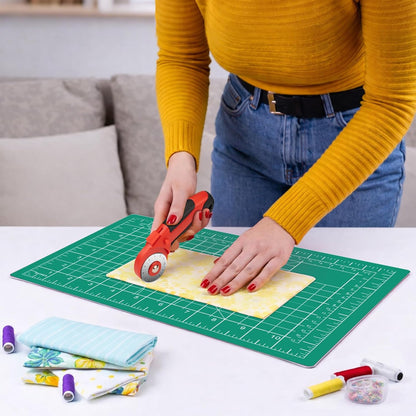 DIYSELF Cutting Mat 12in×18in, Cutting Mats for Crafts, Self Healing Cutting Mat A3, Fabric Cutting Mats Double Side for Sewing, Quilting, Craft Mat for Desktop, Matting & Mounting Materials