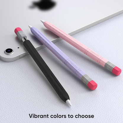 Fintie Silicone Sleeve for Apple Pencil (USB-C), Light Pen Skin Case Cover Soft Protective Anti-Slip Pencil Grip Holder, Supports Magnetic Attachment, Pink
